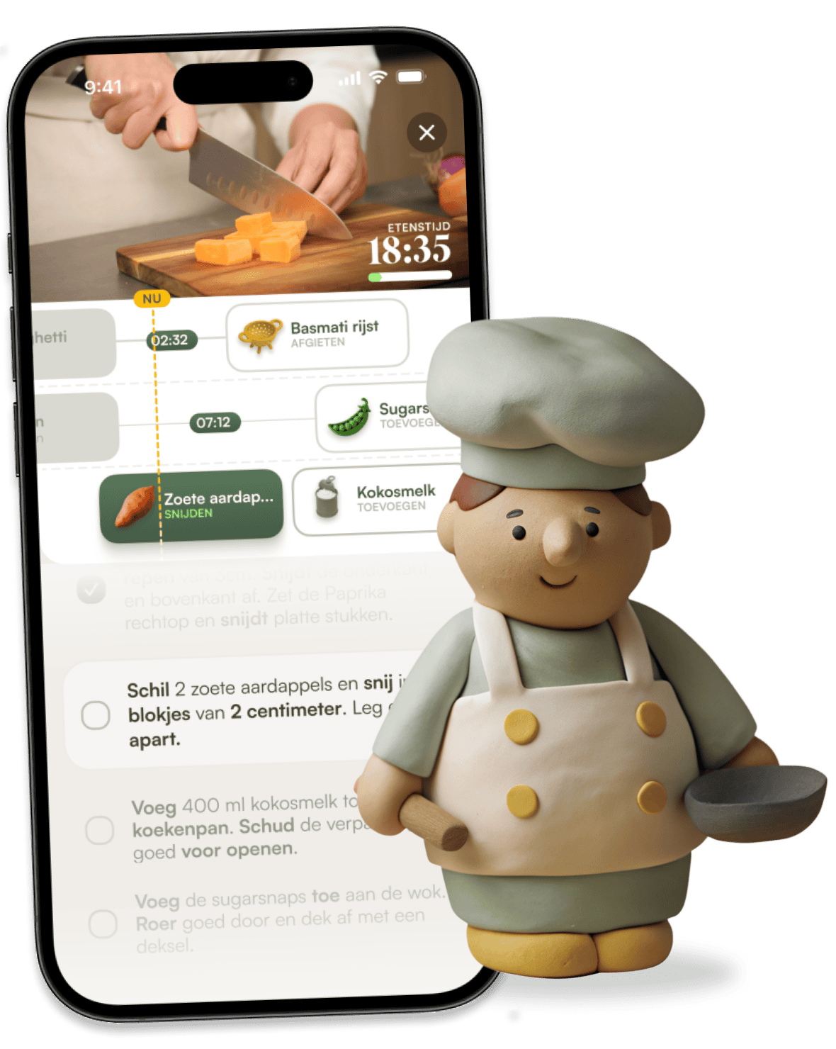 SousChef app in actie