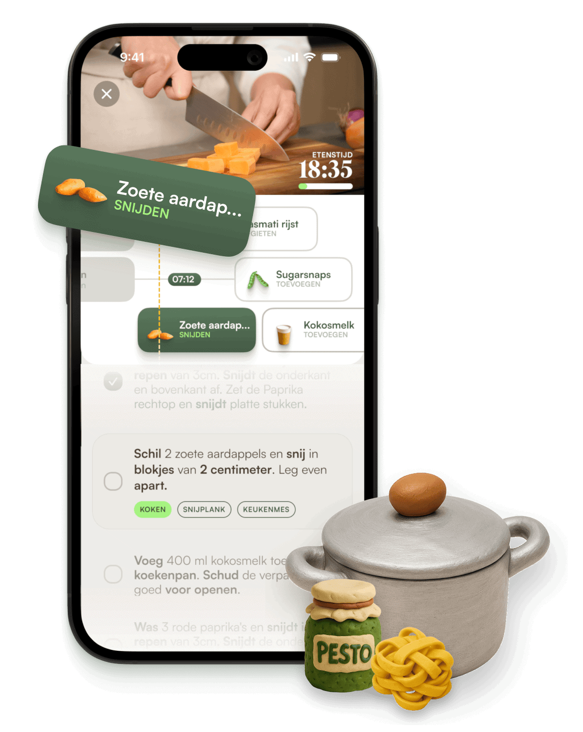 Stap voor stap volgen